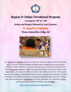 Region 8 Devotional Program | Dr. Axay Shanti Kalathia @ Youtube Live