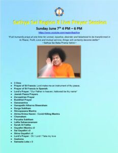Region 8 Live Prayer Session @ Youtube Live