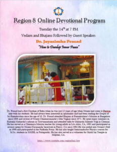 Region 8 Devotional Program | Dr. Jayasimha Prasad @ Youtube Live