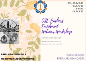 Region 8 SSE Teachers Enrichment Webinar Workshop