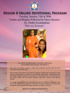 Region 8 Devotional Program | Faith and Surrender - Dr. Piraba Swaminathan